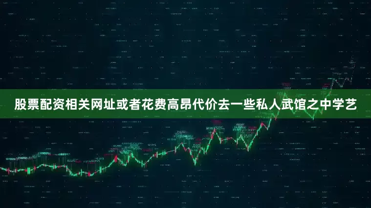 股票配资相关网址或者花费高昂代价去一些私人武馆之中学艺
